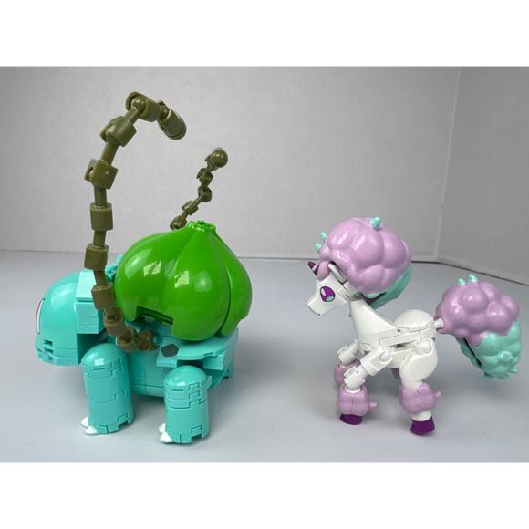 Mega construx pokemon galarian ponyta and Balbasaur figures - Picture 4 of 5